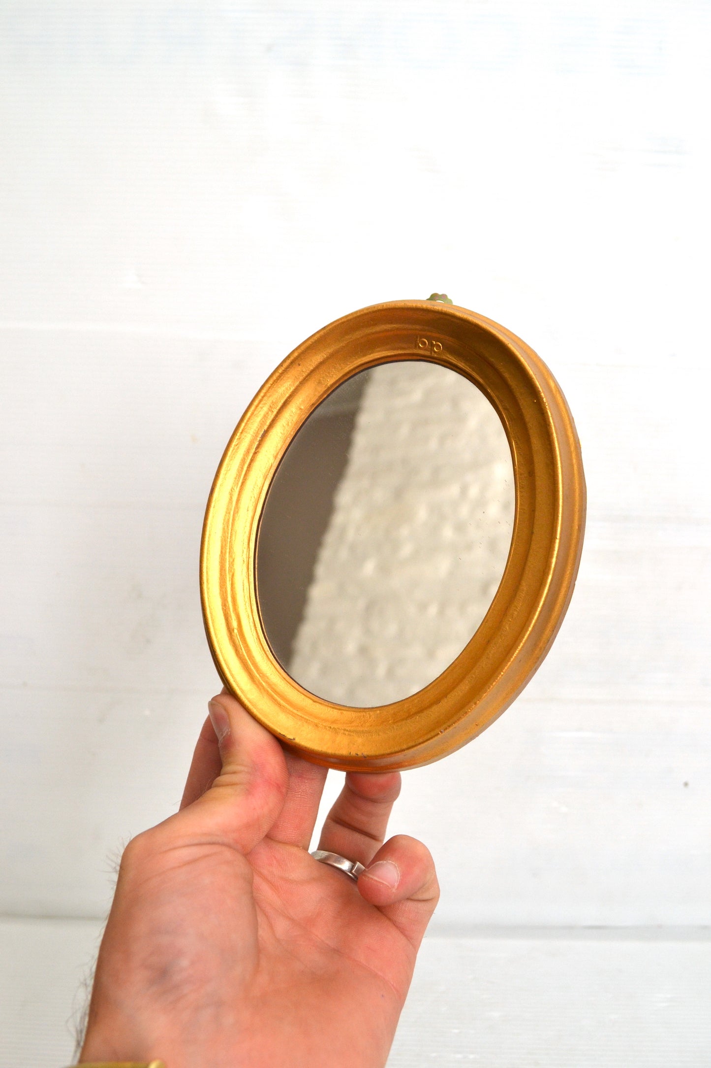 Petit miroir doré