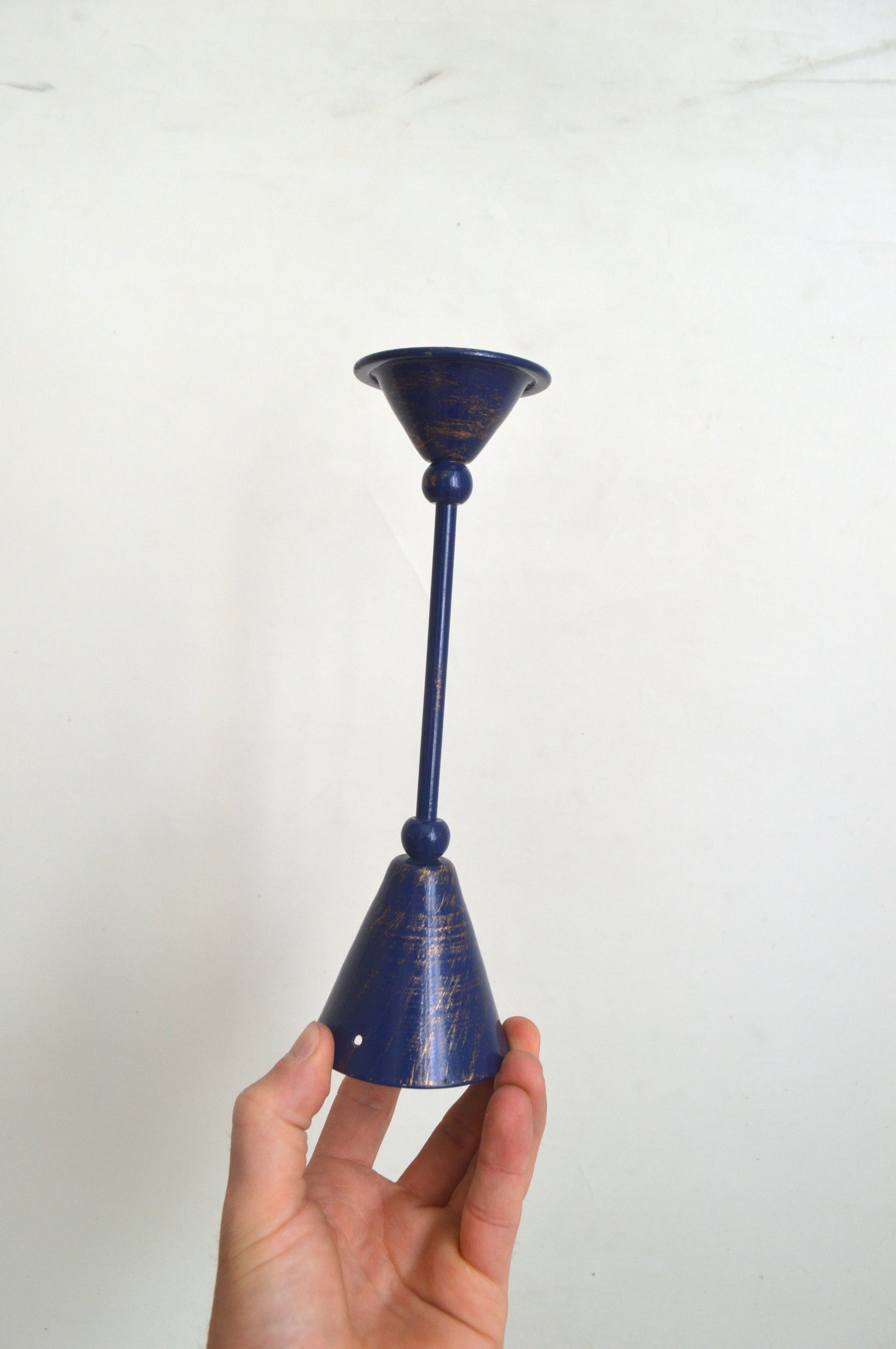 Duo de bougeoirs en métal