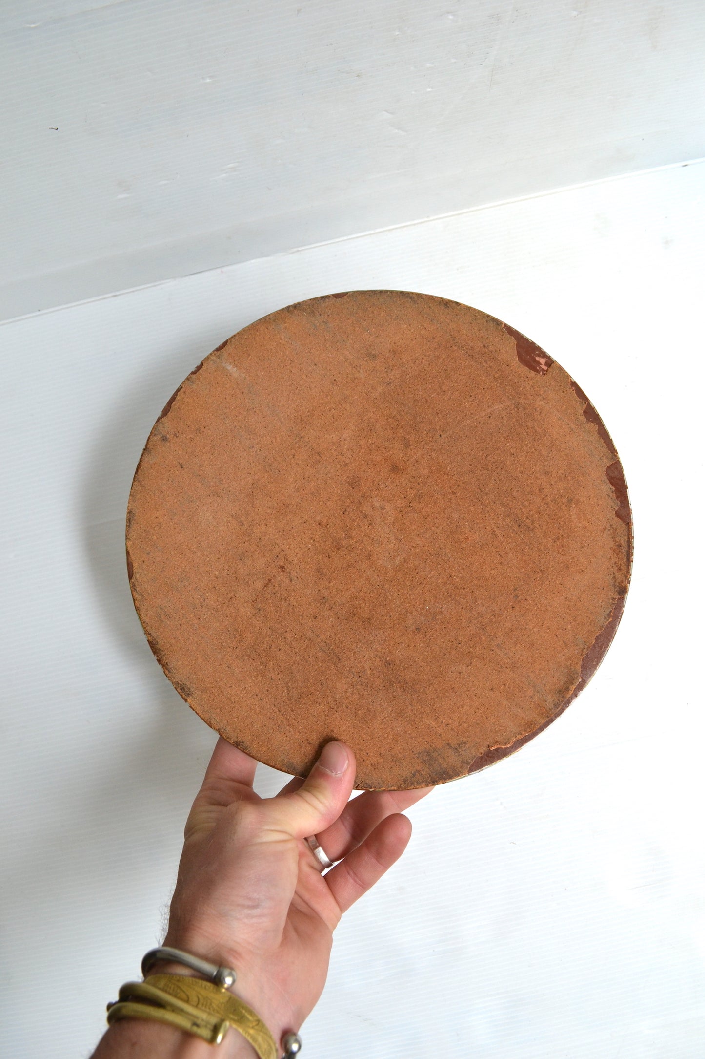 Miroir rond à biseau