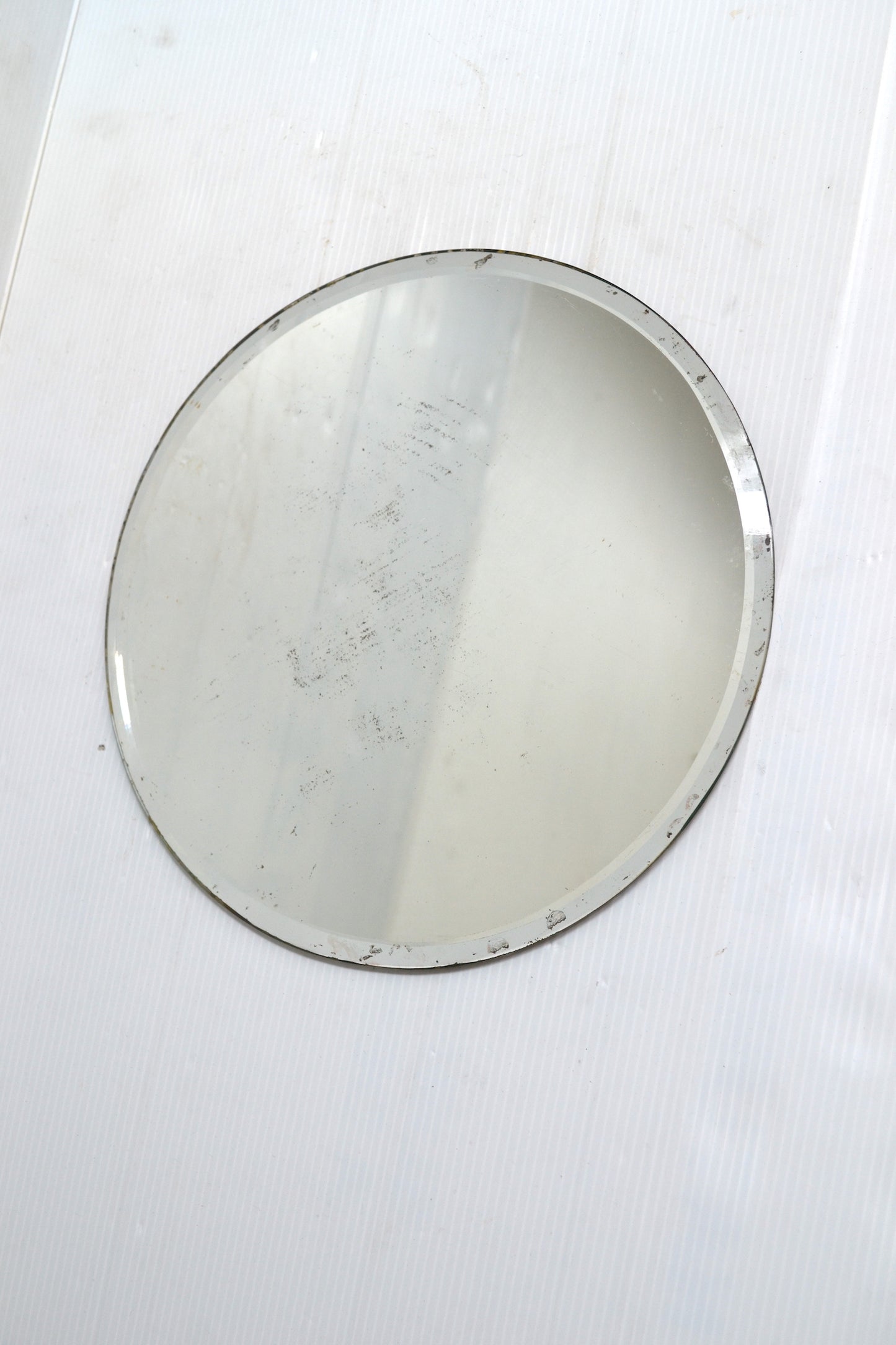 Miroir rond à biseau