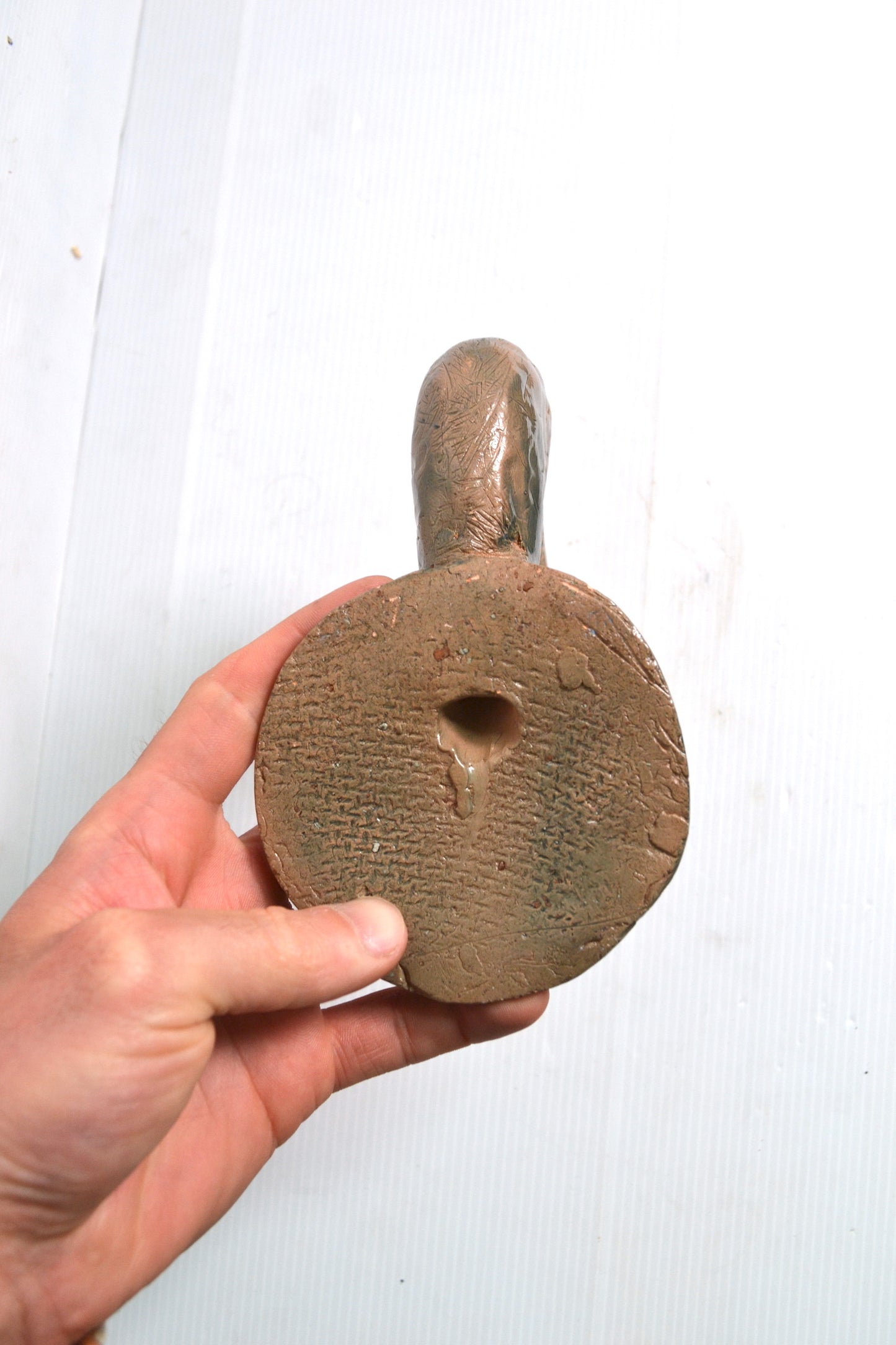 Applique tête de canard en céramique