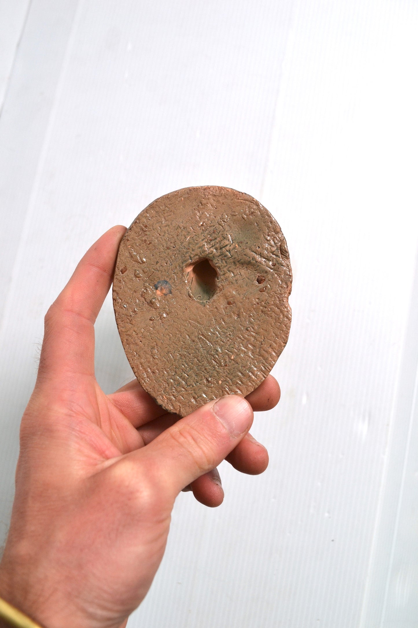 Tête de canard en céramique