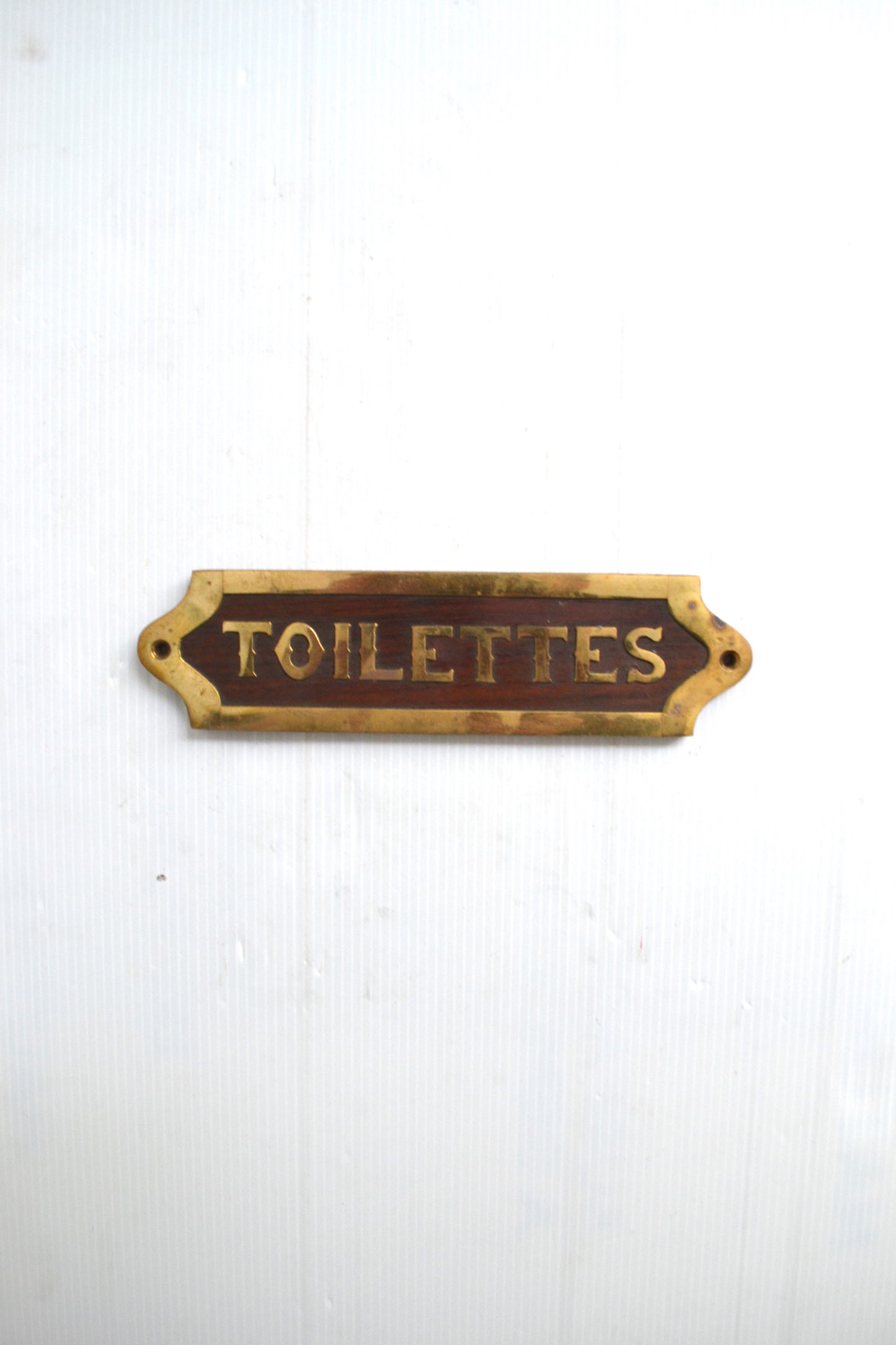 Plaque Toilettes