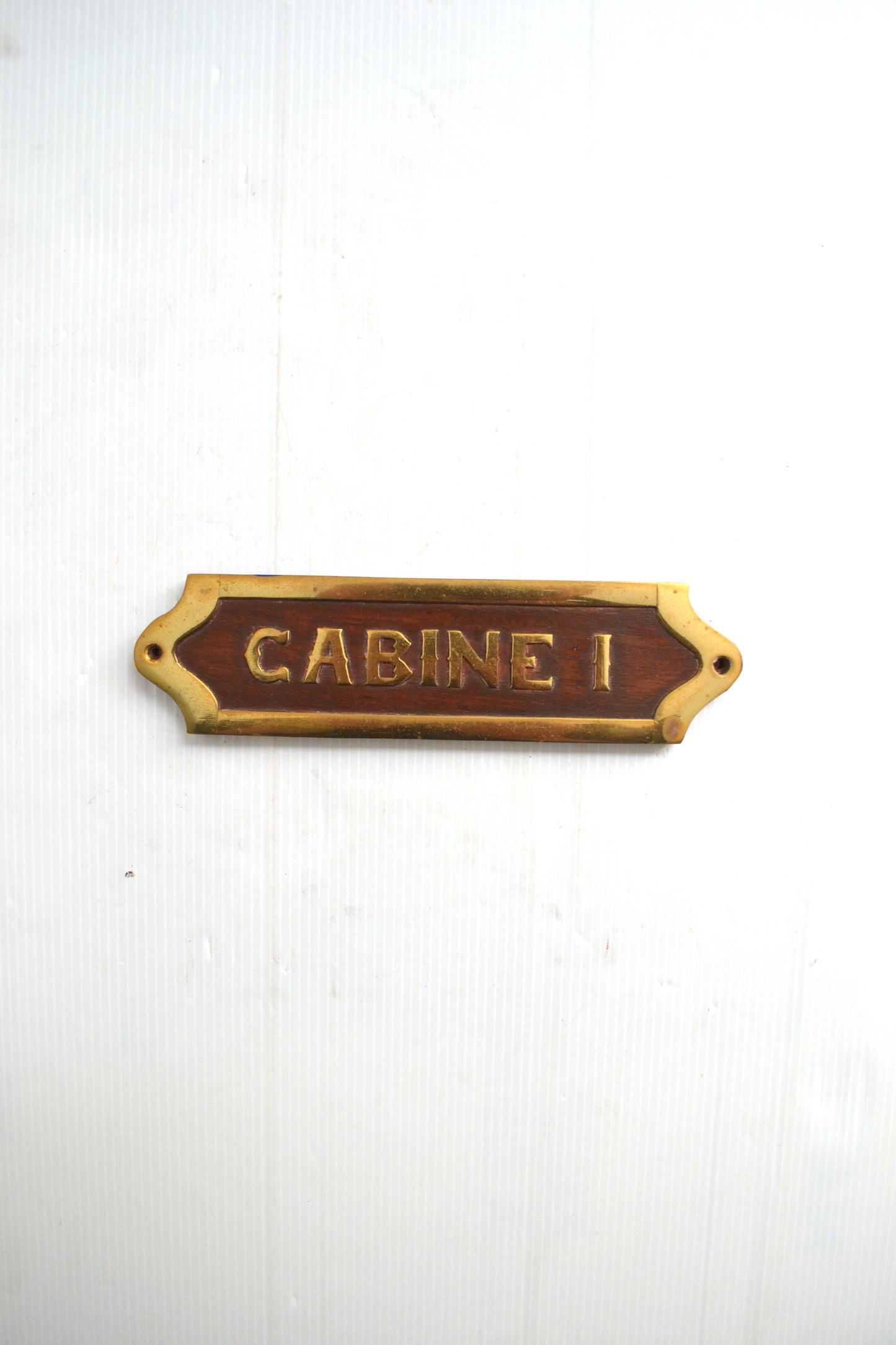 Plaque Cabine I