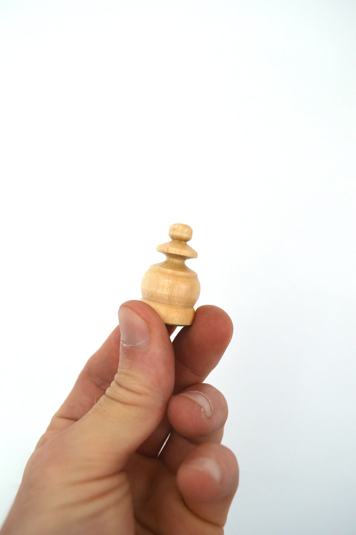 Échiquier pliant en bois