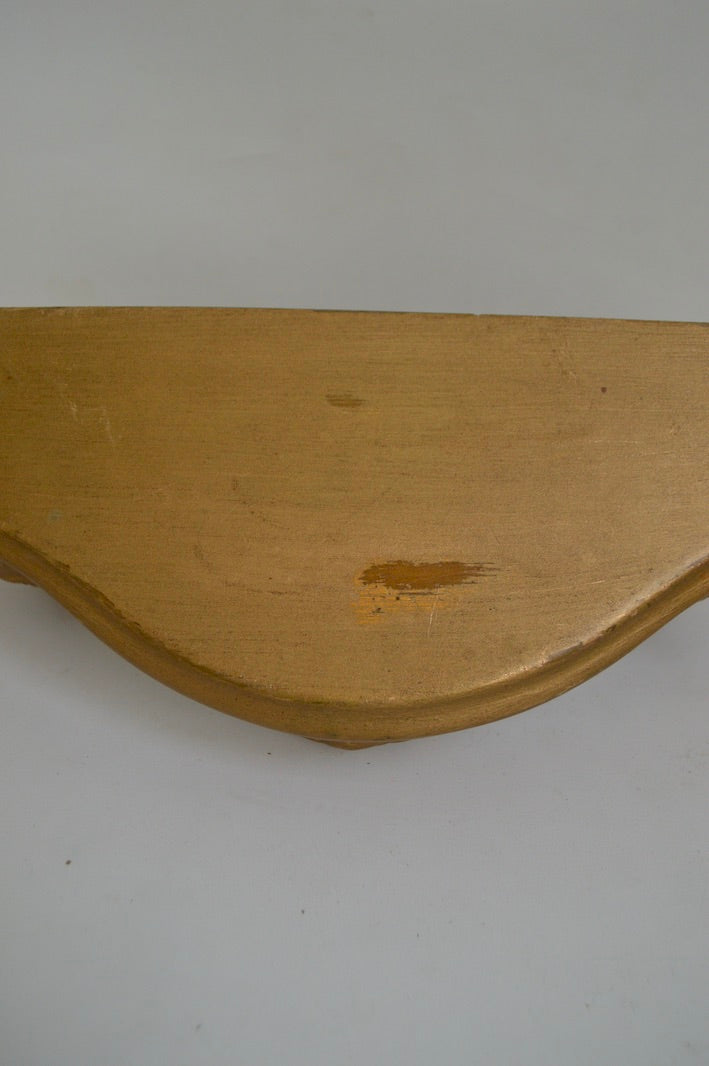 Console dorée