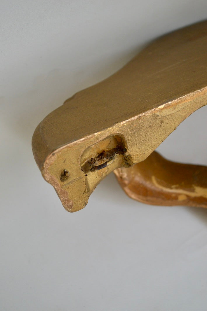 Console dorée