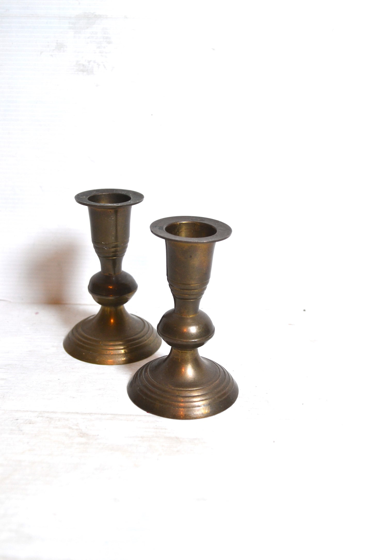 Bougeoirs en laiton