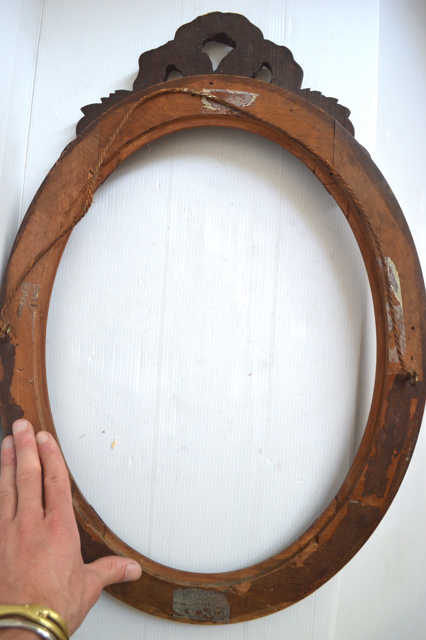 Ancien cadre en bois