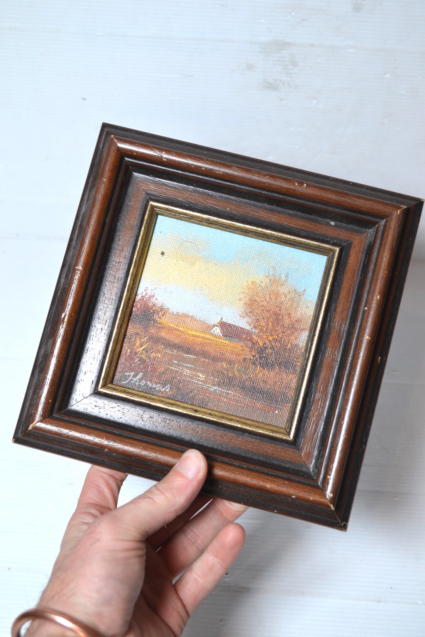 Petite huile sur toile