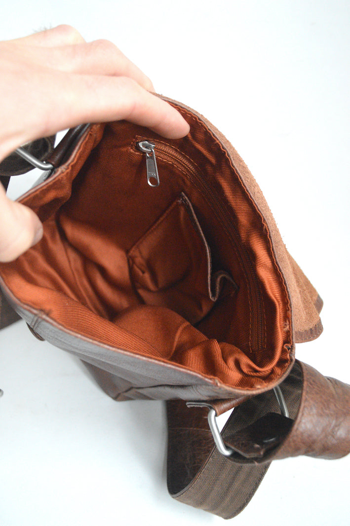 Sacoche en cuir