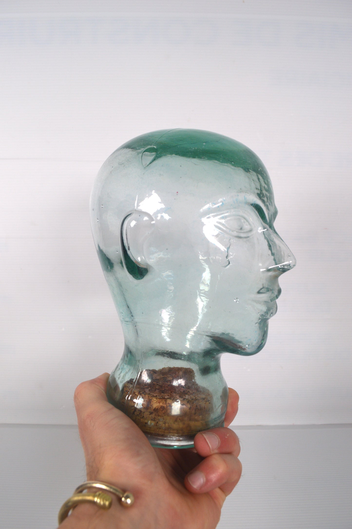 Tête en verre
