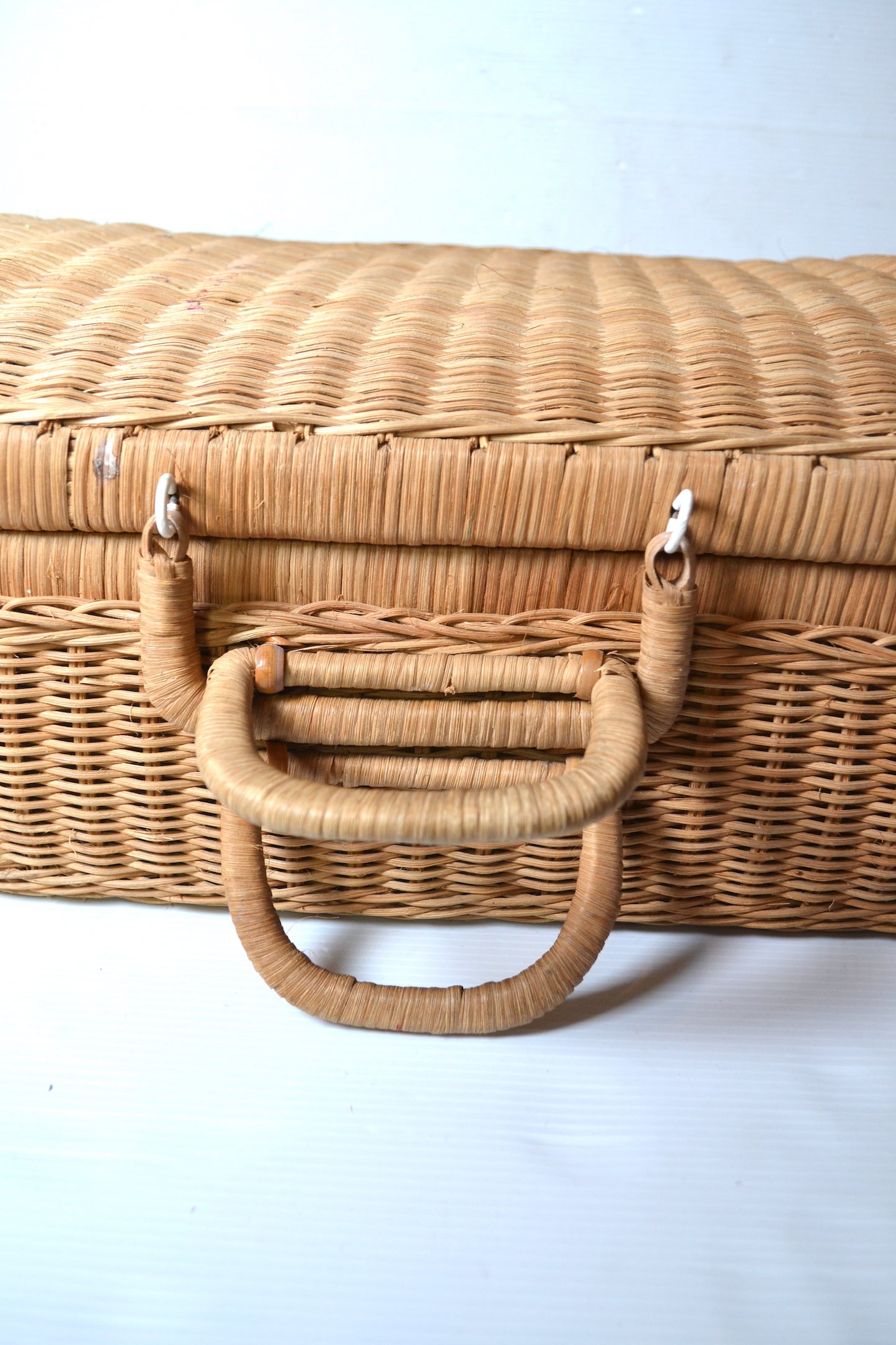 Valise en rotin