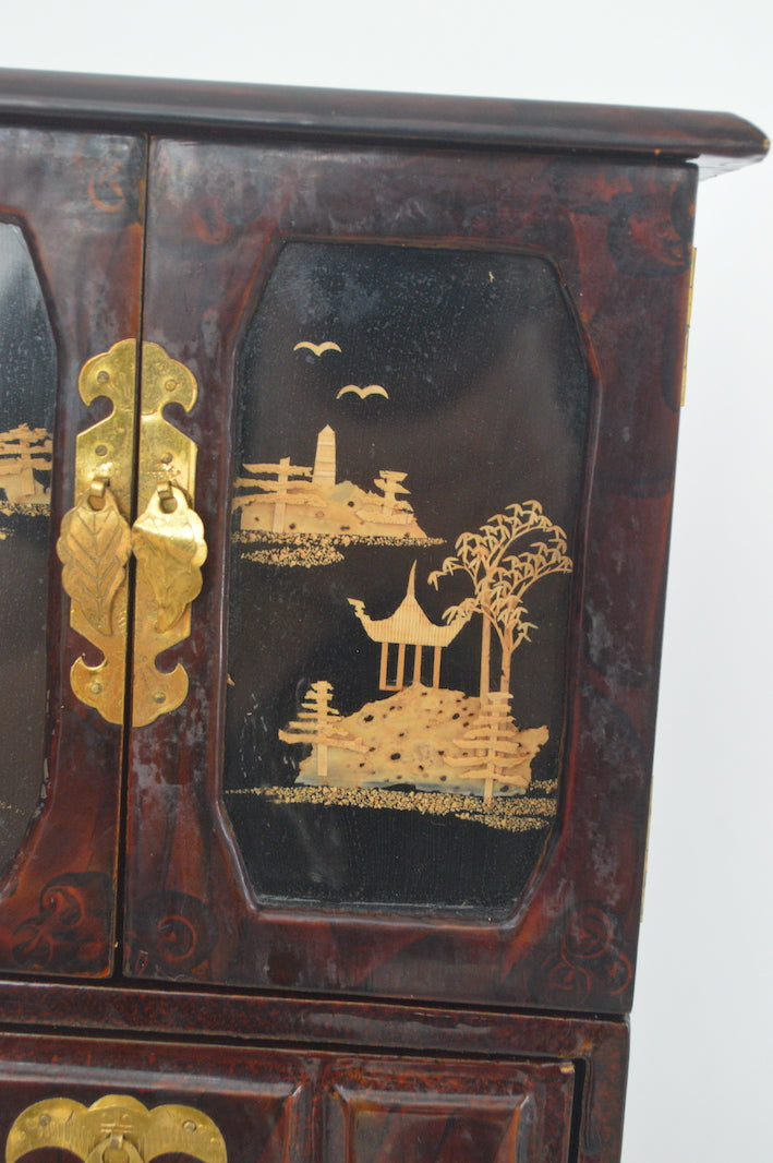 Ancien coffre à bijoux chinois