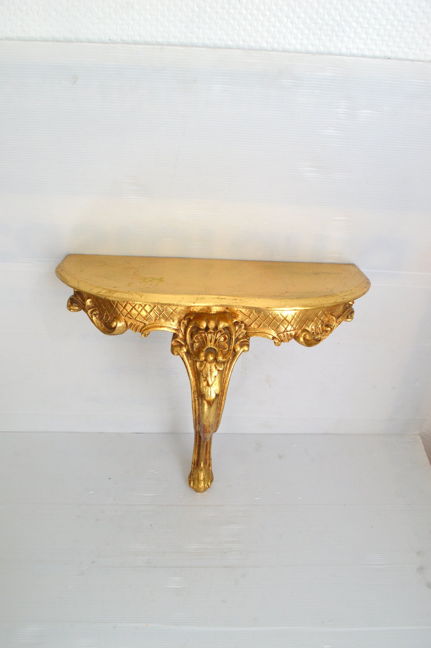 Console baroque dorée