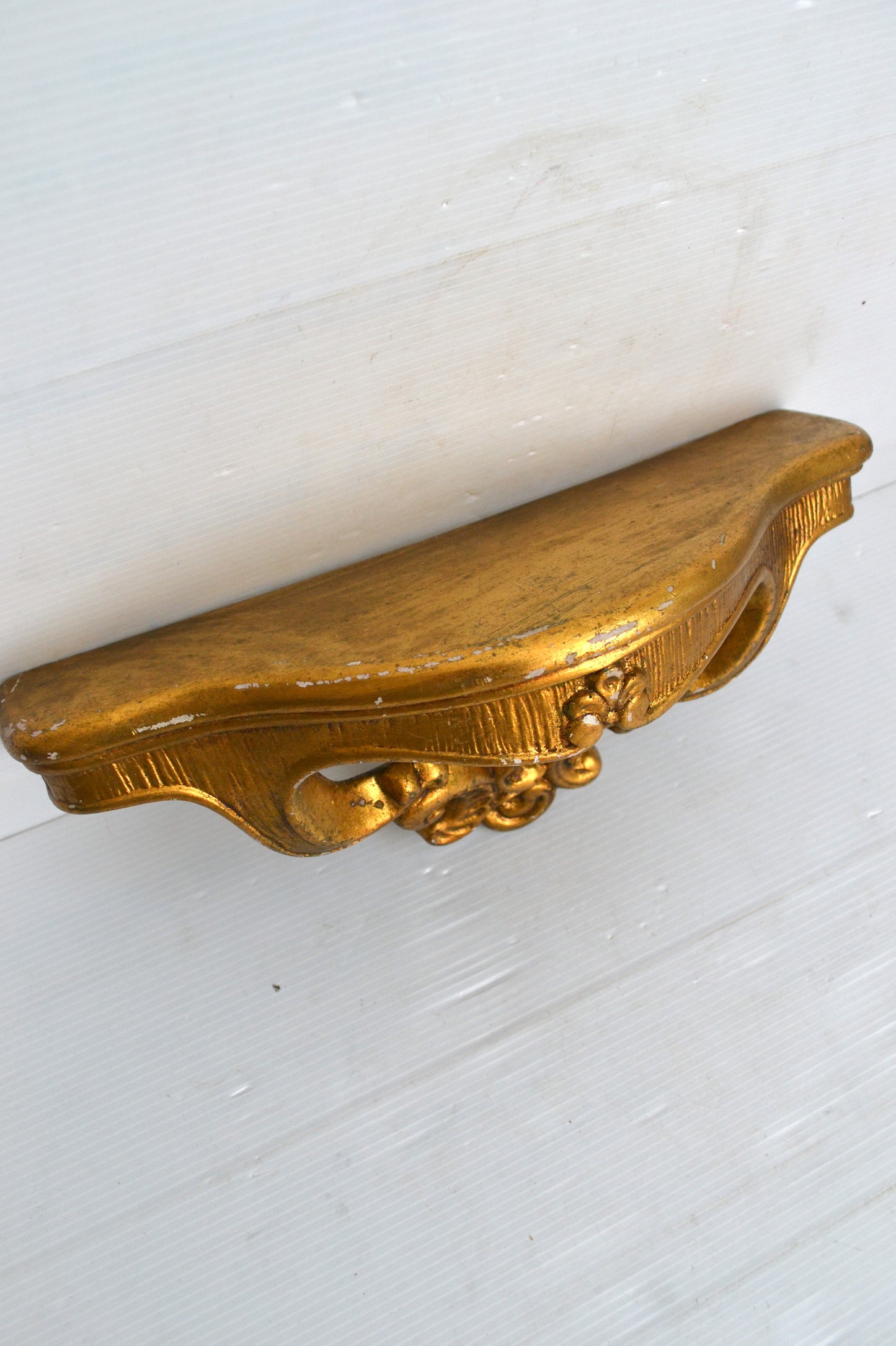 Console baroque dorée