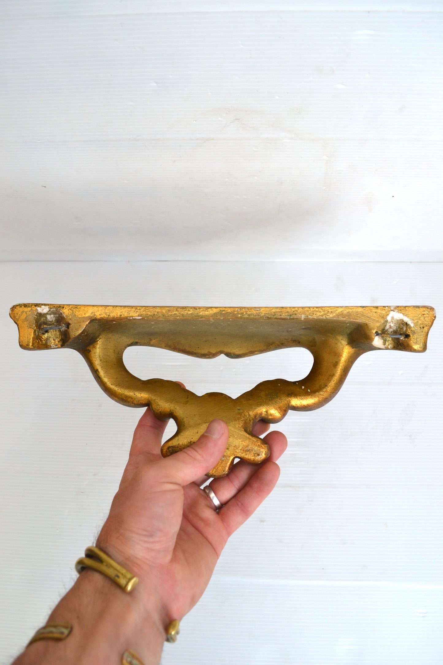 Console baroque dorée