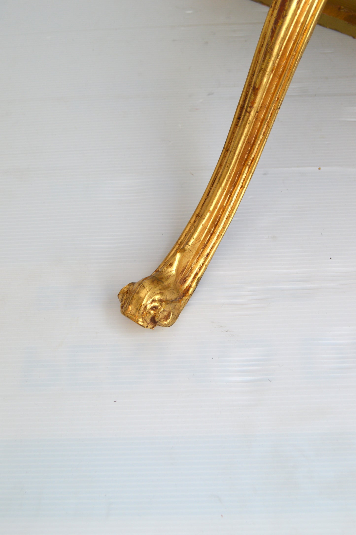 Console baroque dorée