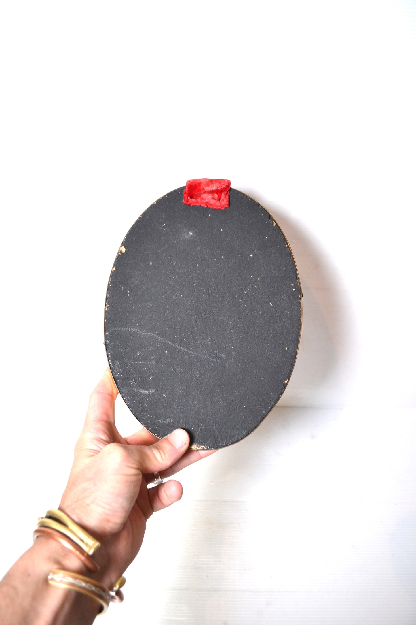 Cadre bombé rouge