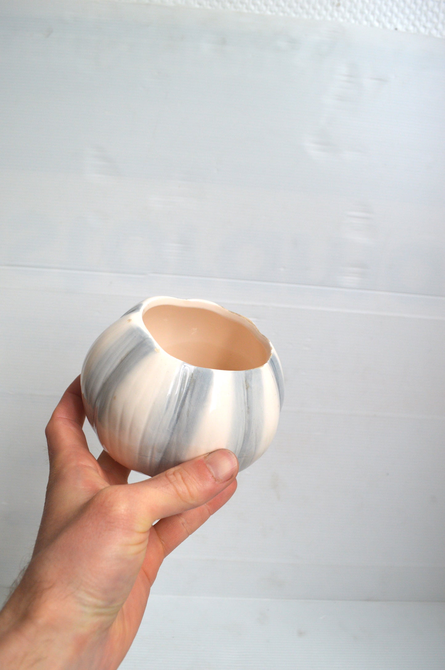 Vase rayé