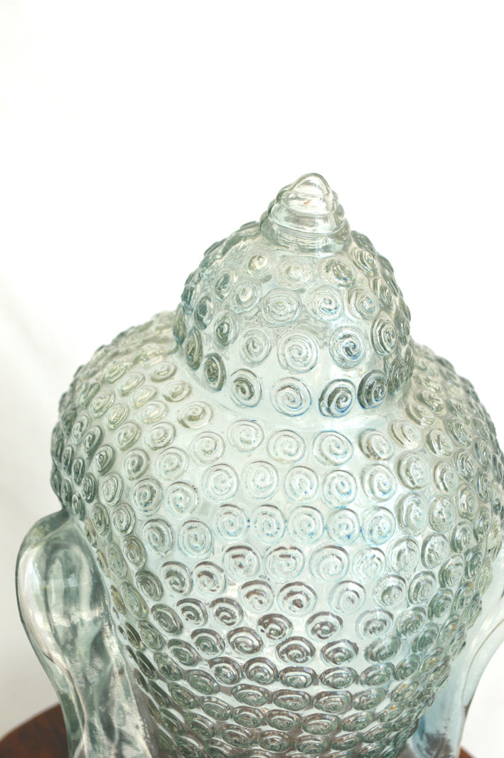 Bouddha vintage en verre