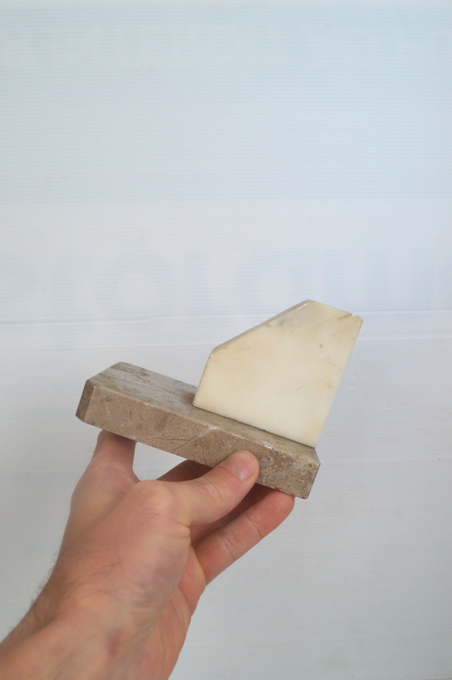 Serre-livres en Marbre