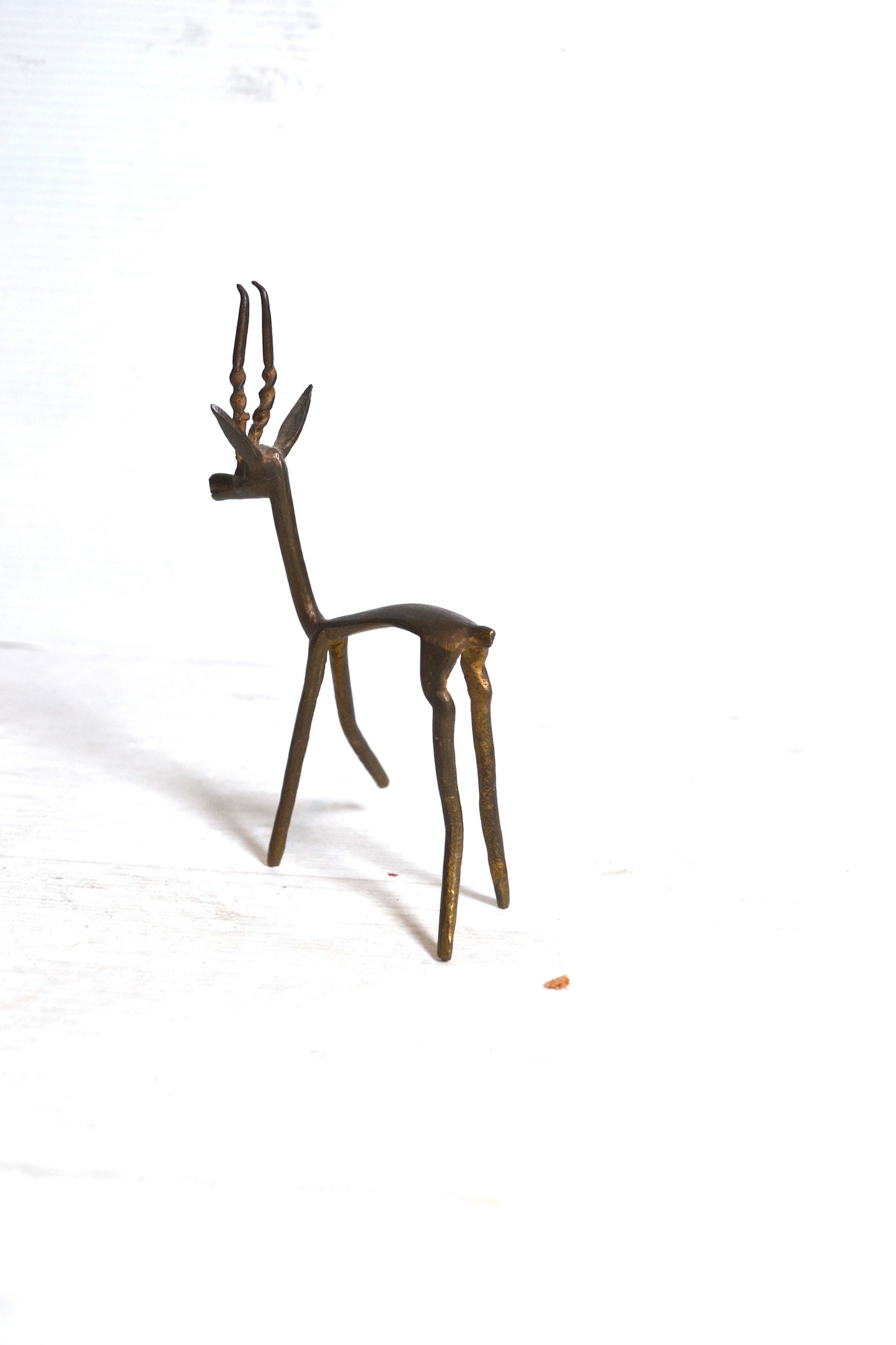 Petite gazelle en bronze