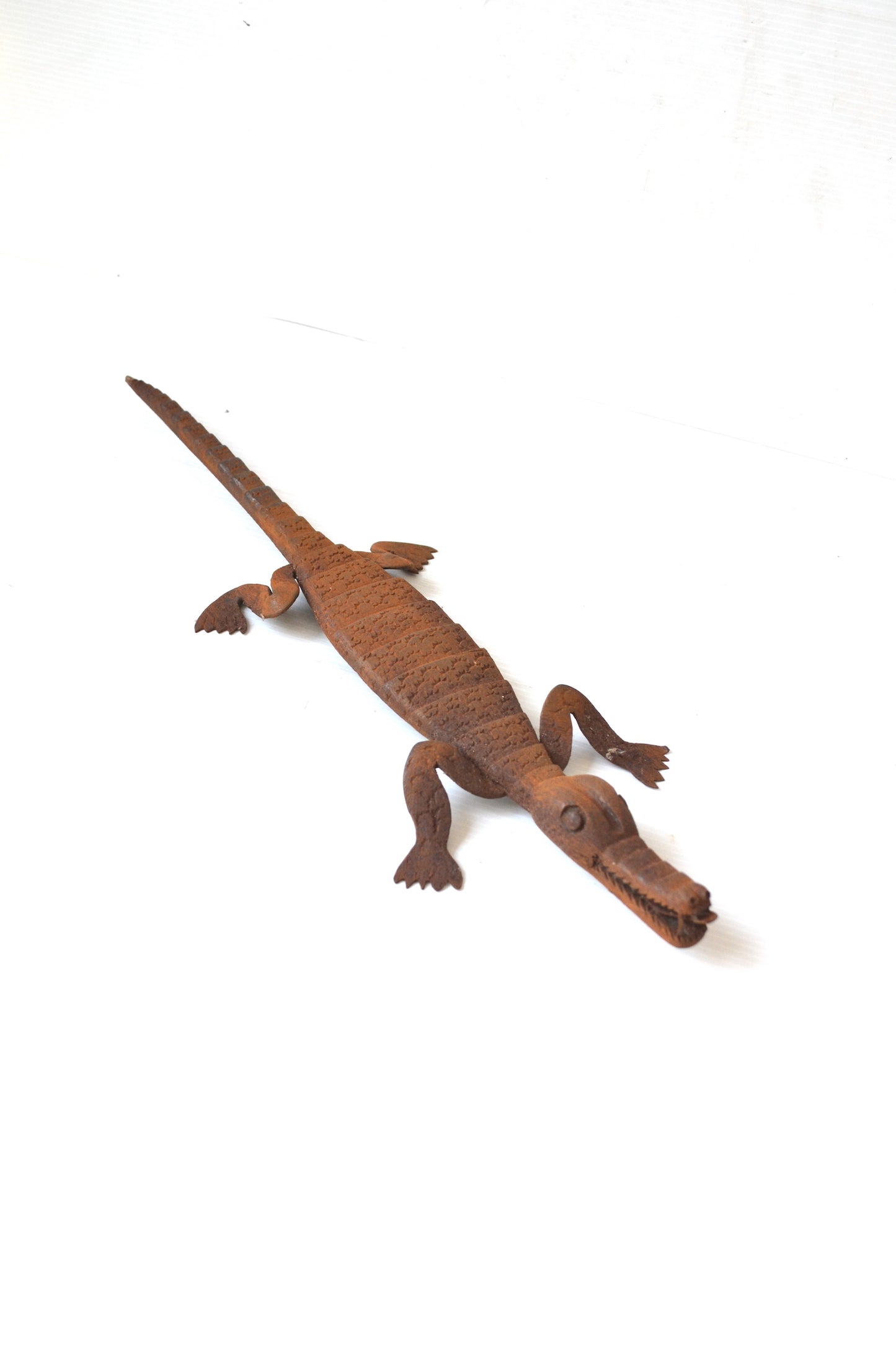 Crocodile en fonte
