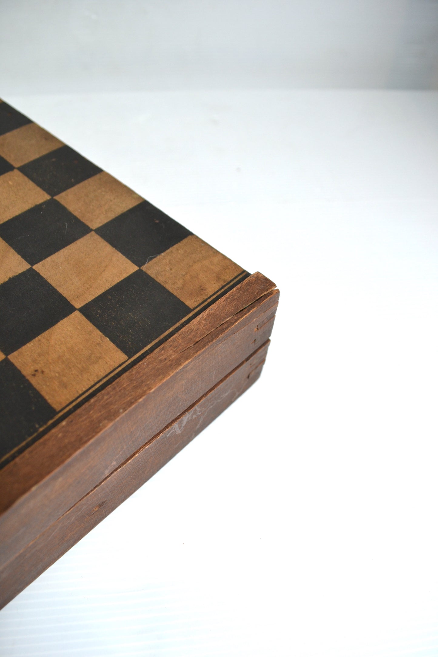 Jeu de Dames et Backgammon en bois