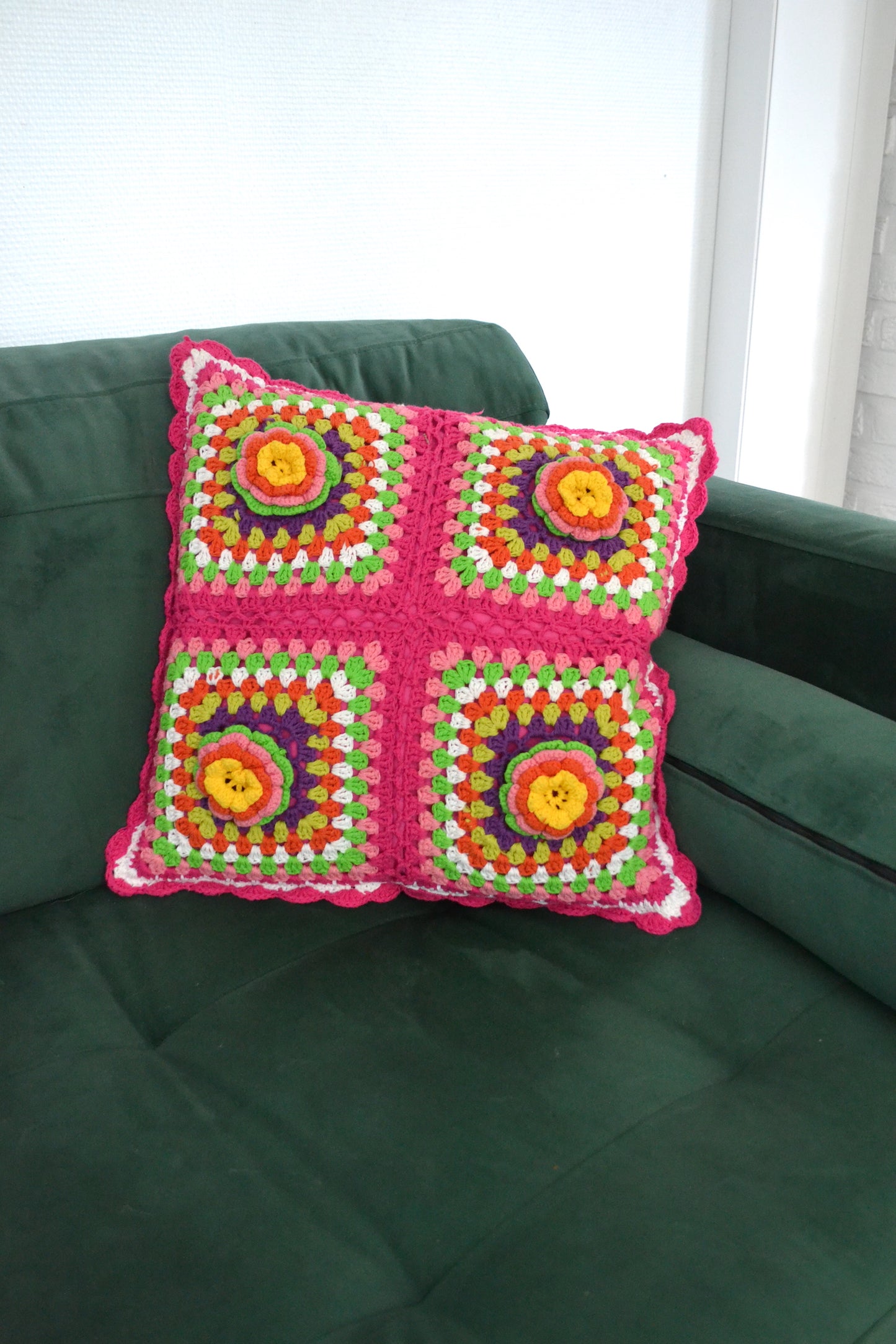 Coussin Crochet