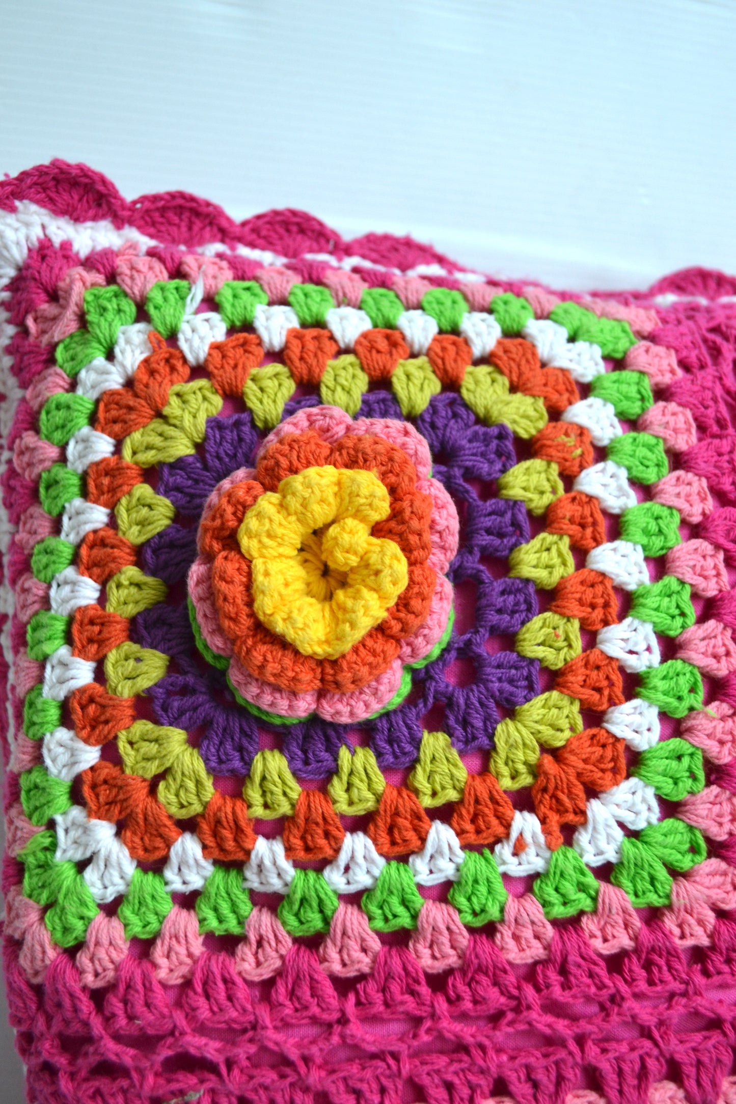 Coussin Crochet