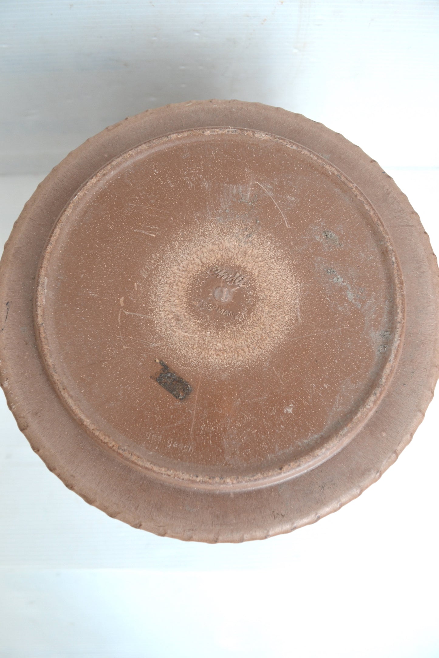 Cache-pot tressé vintage West Germany
