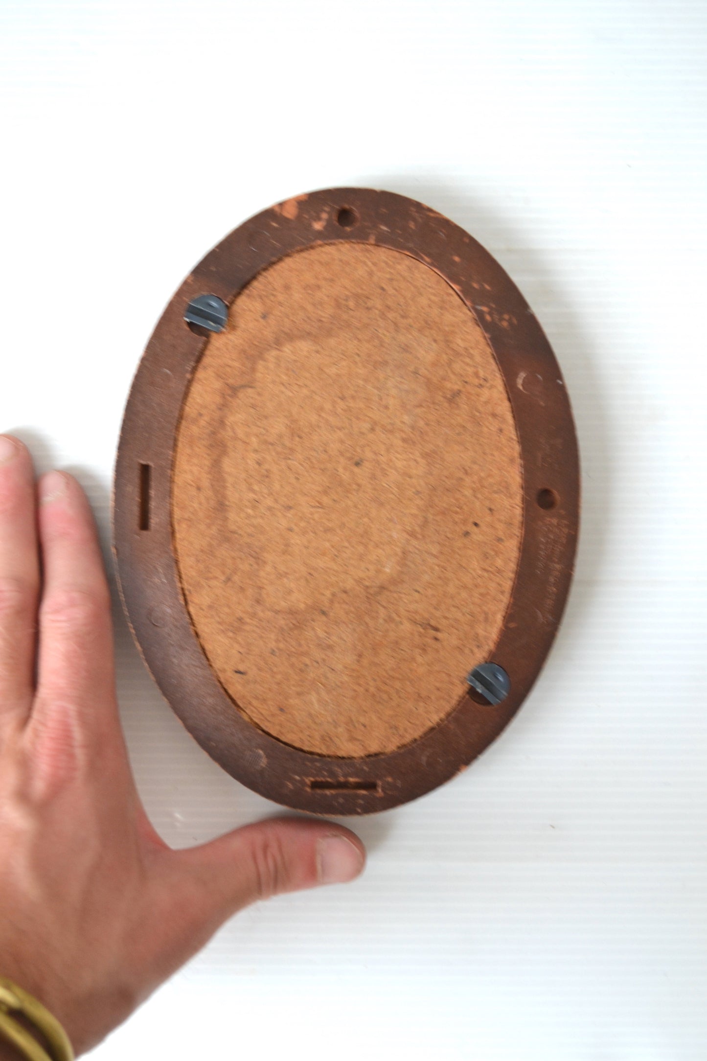 Cadre Oval Broderie
