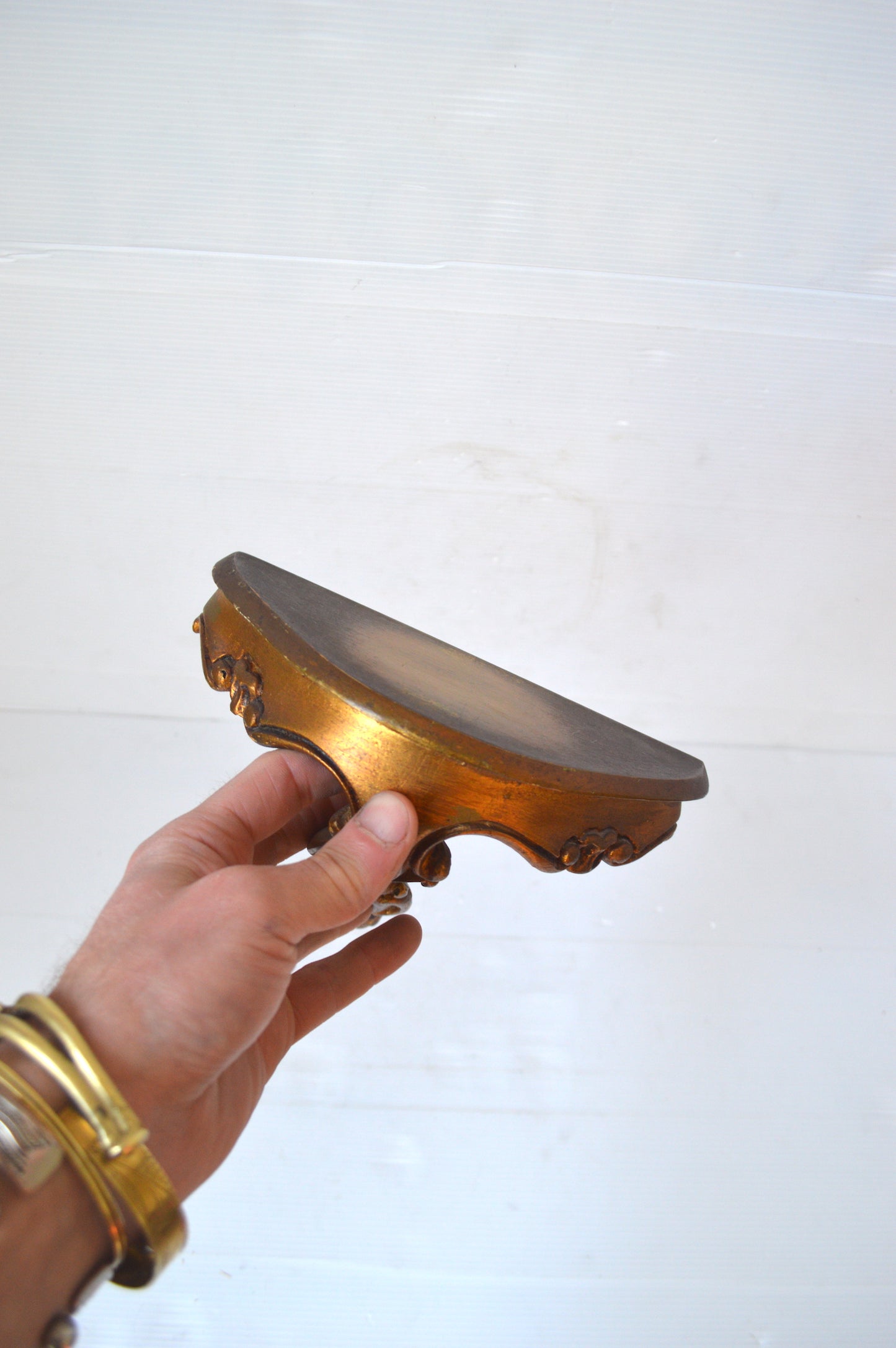 Console baroque dorée