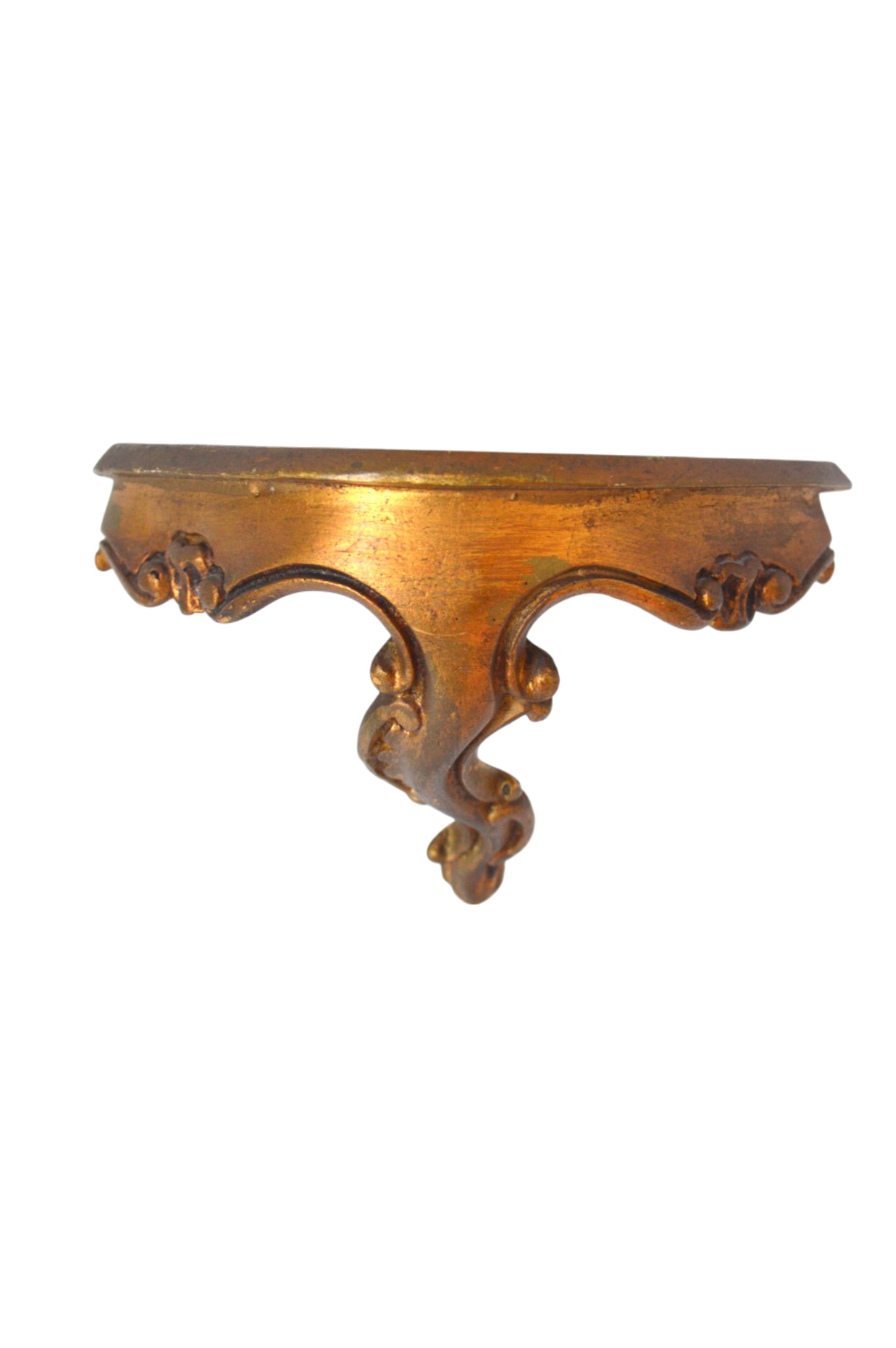 Console baroque dorée