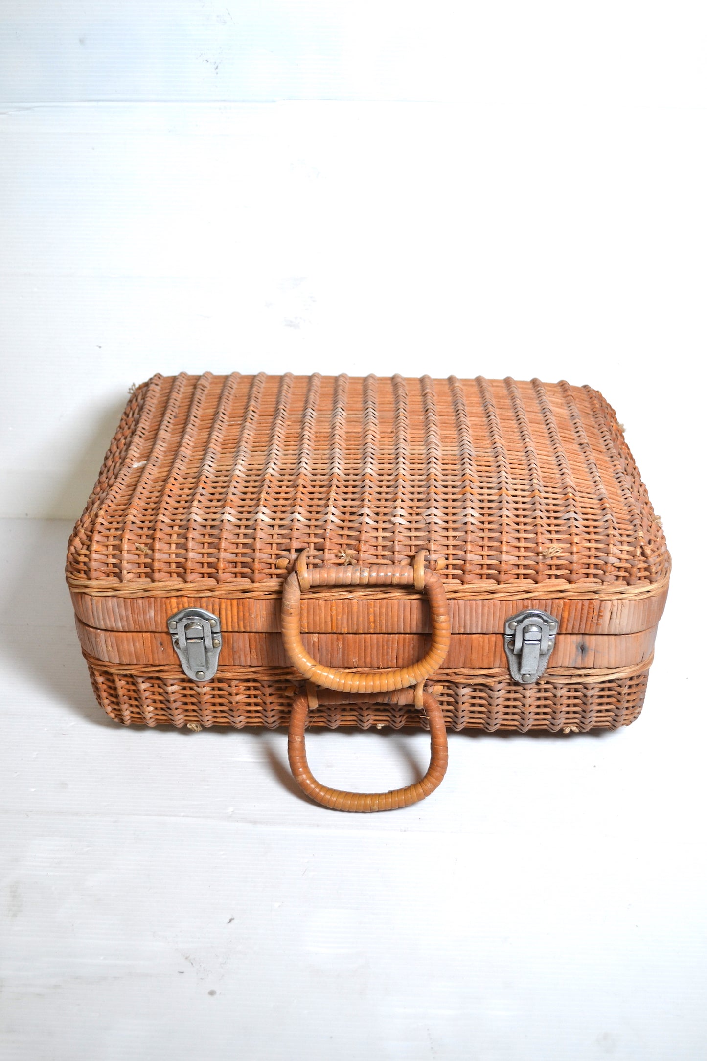 Valise en rotin