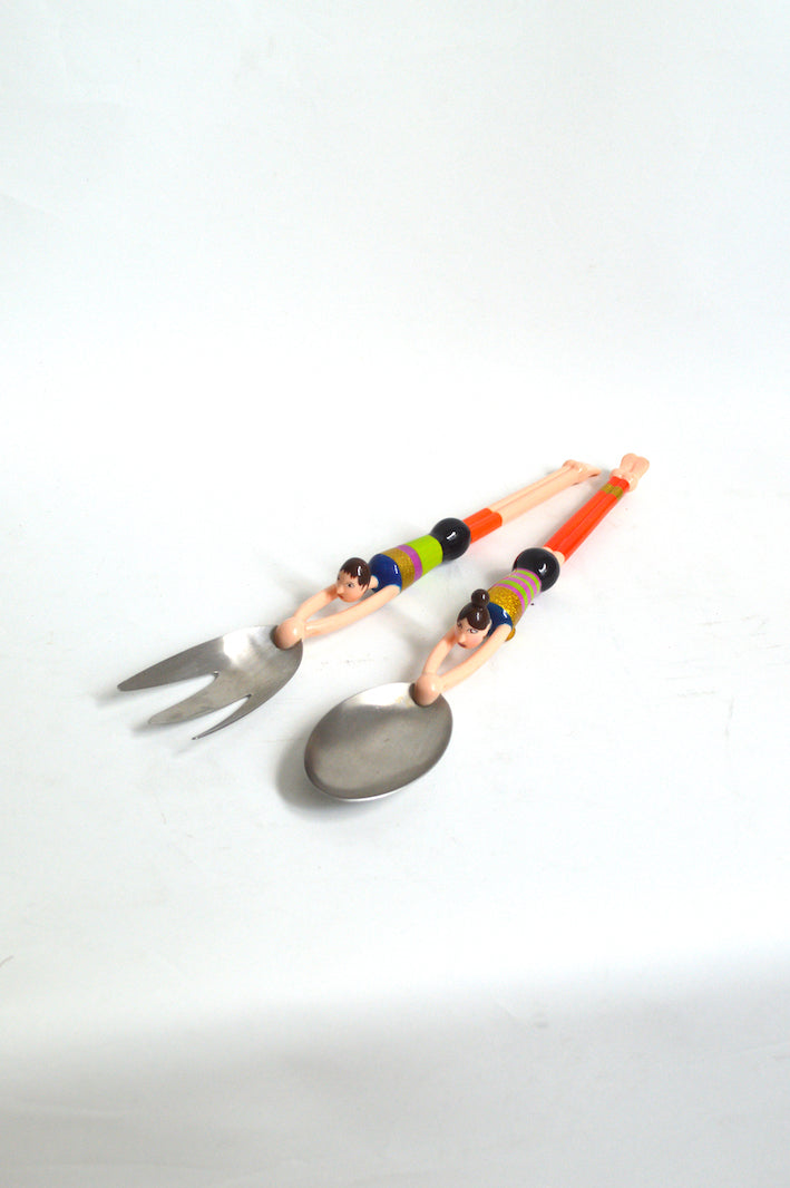 Cuillères à salade Gymnastes