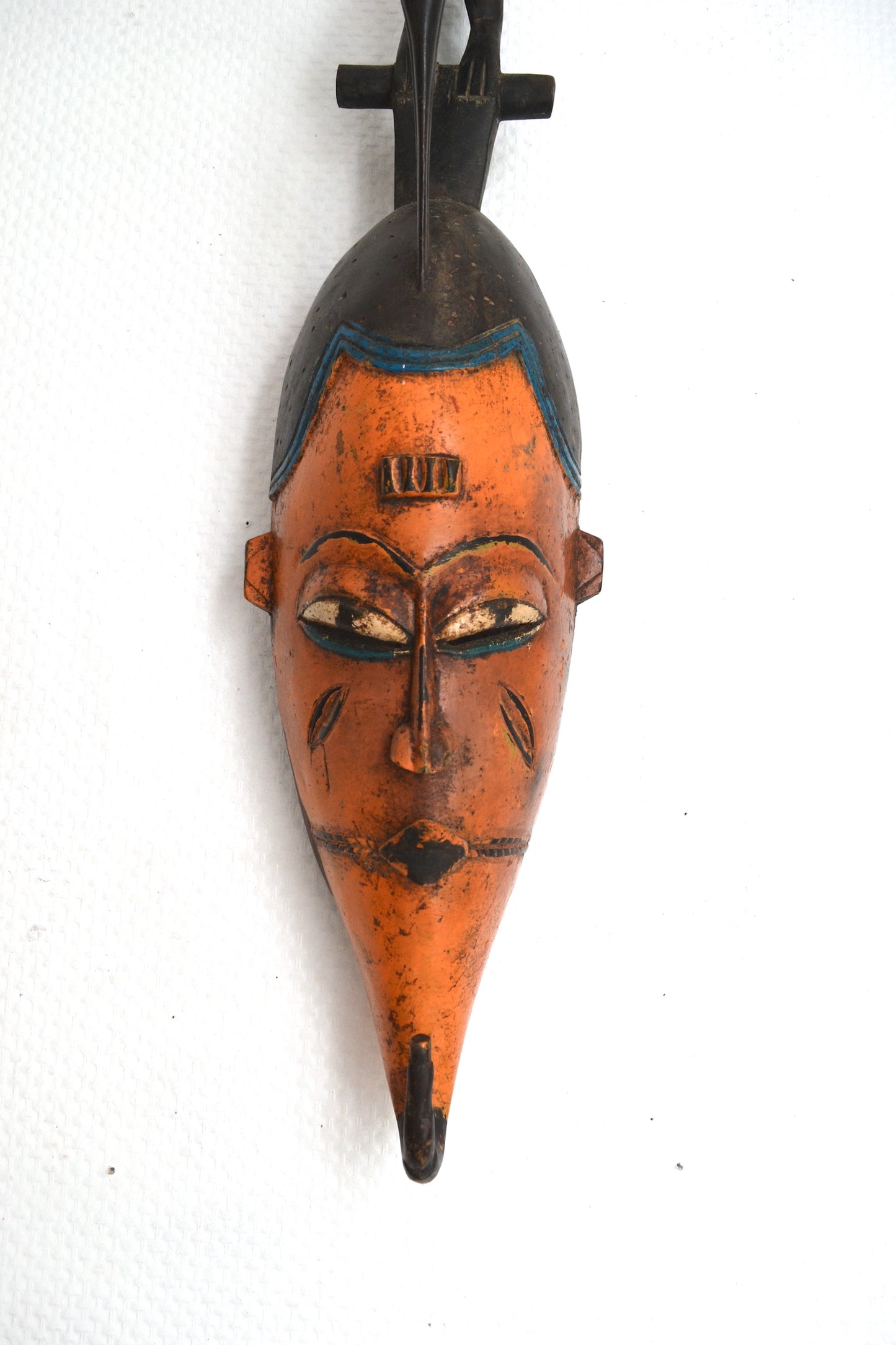 Masque Sénoufo en bois sculpté Côte d'Ivoire