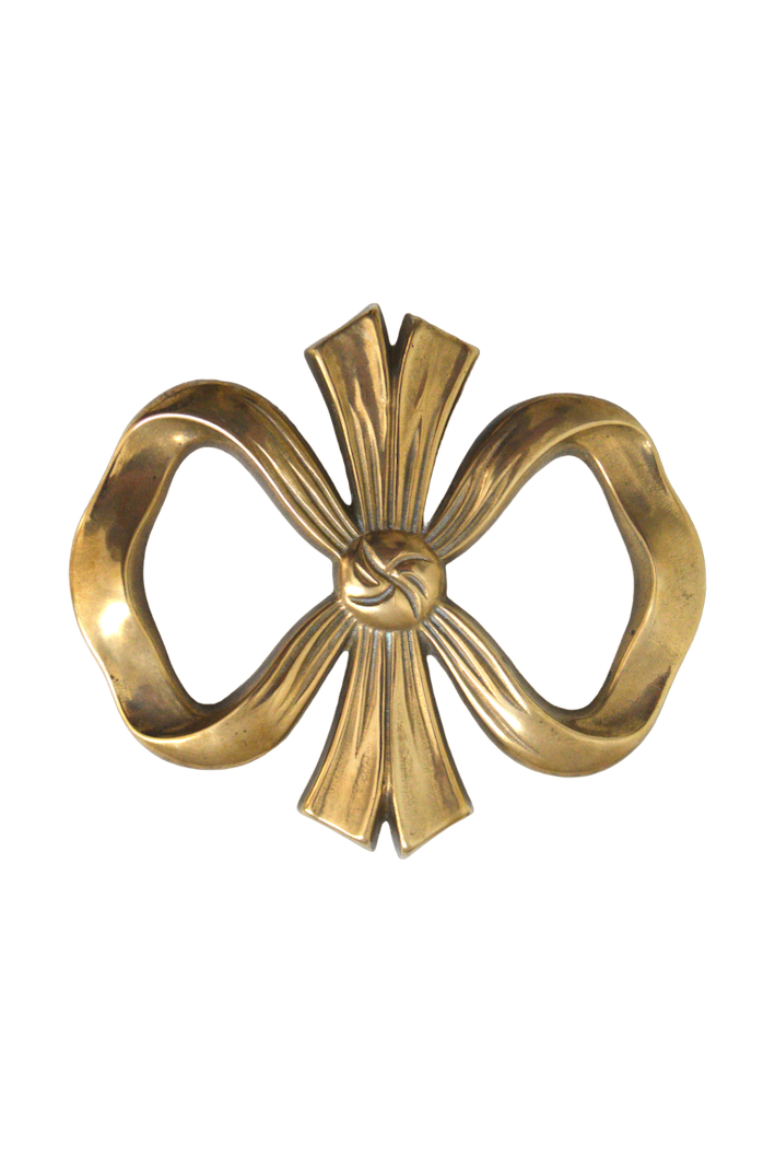 ancien dessous de plat en laiton