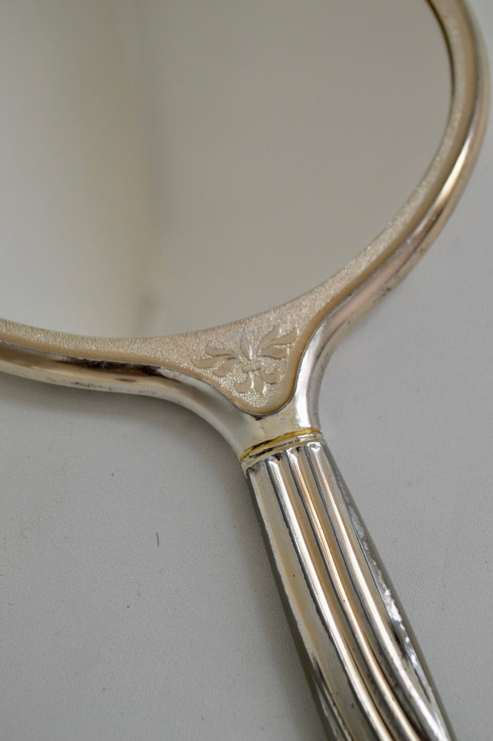 ancien miroir à main