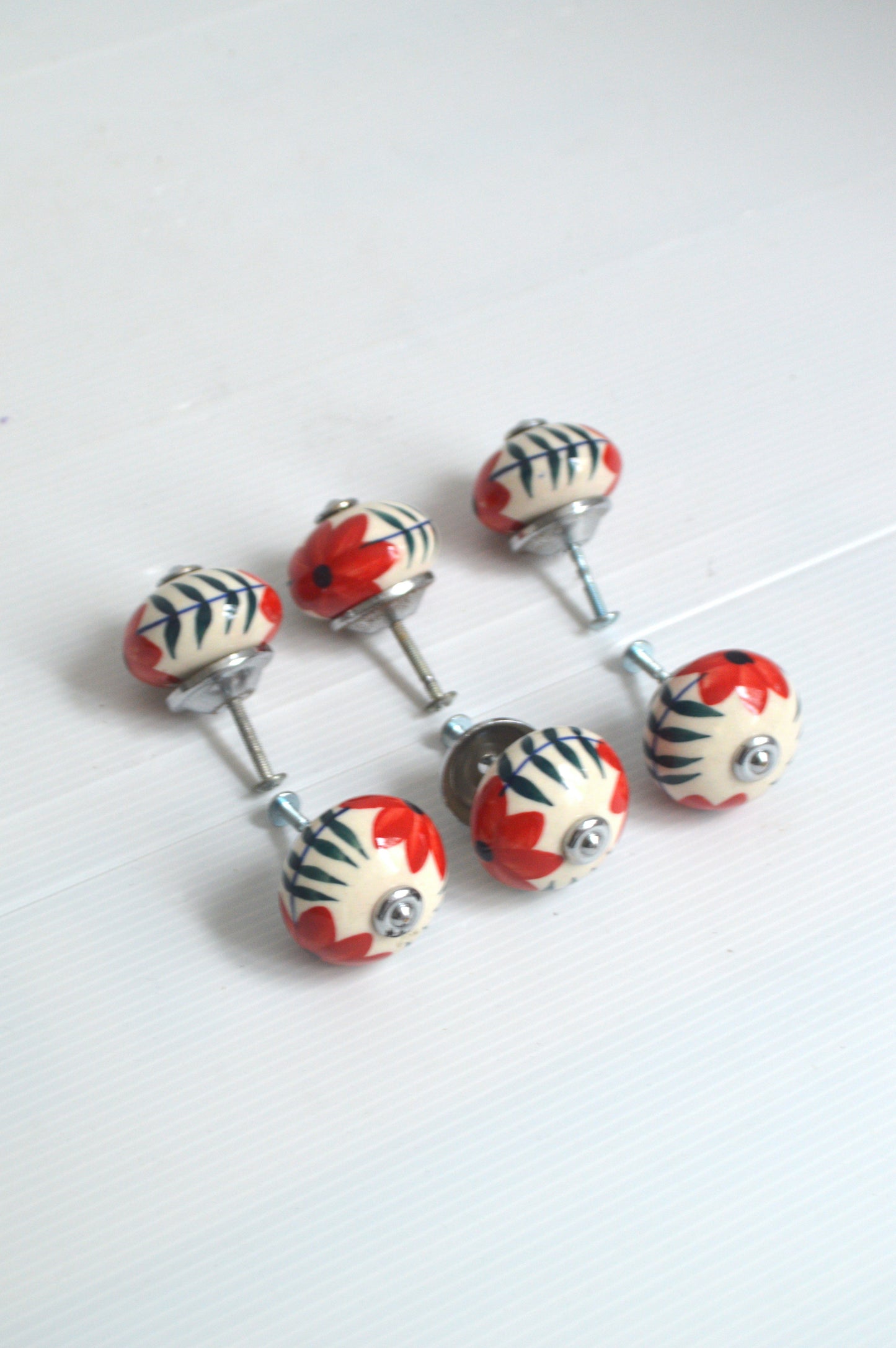 Boutons de tiroir en porcelaine