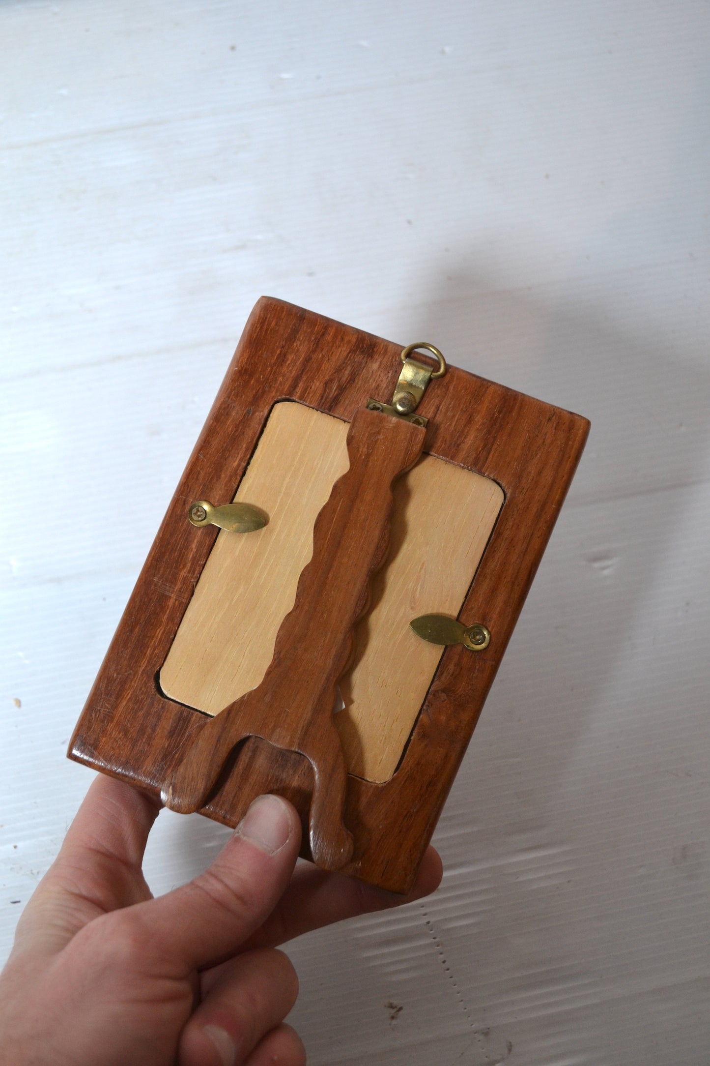 Ancien cadre en bois à poser