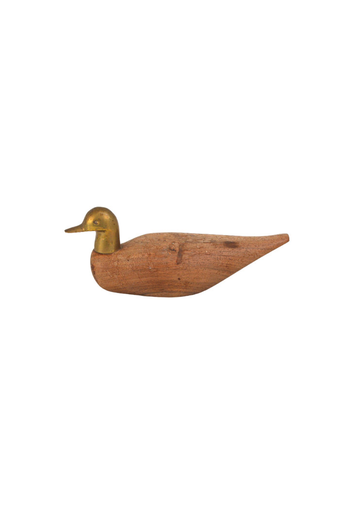 canard déco en bois