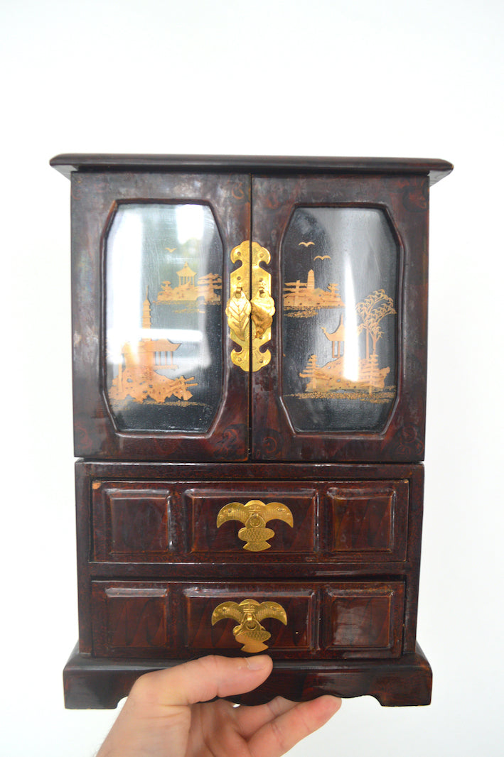 Ancien coffre à bijoux chinois