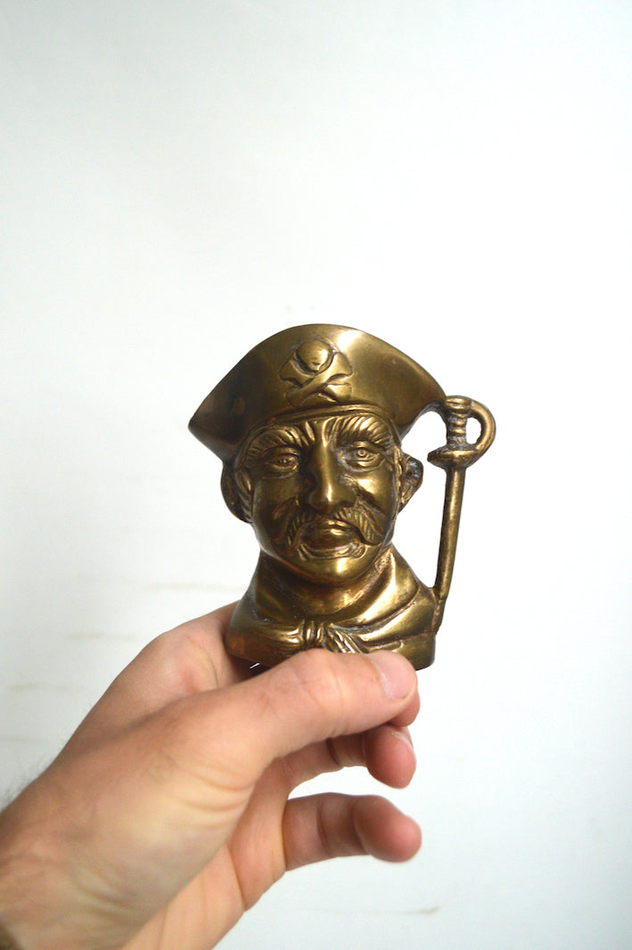 Porte stylo Pirate en laiton