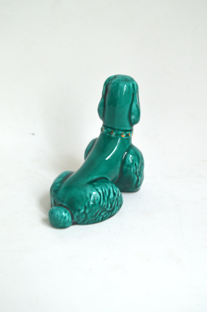 figurine vintage caniche déco