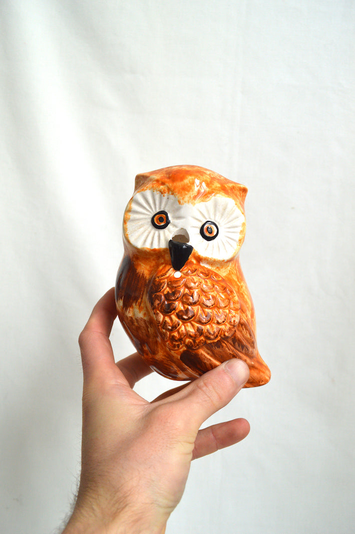 Chouette en céramique à suspendre