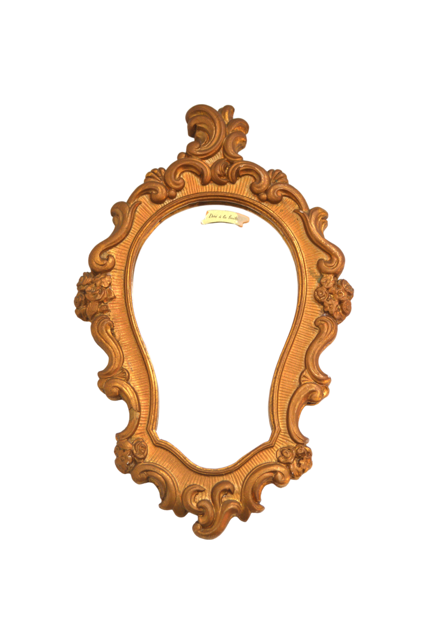 Miroir baroque doré