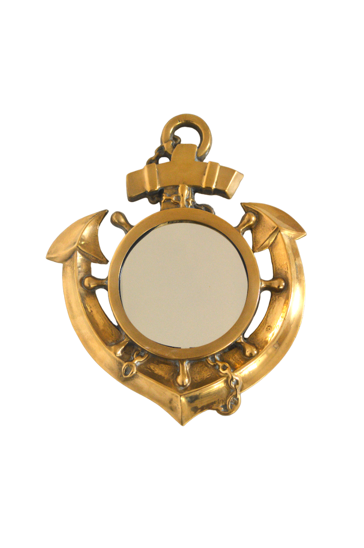 miroir marin en laiton