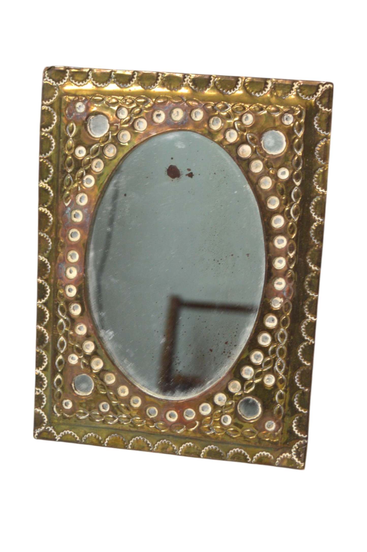Miroir rectangulaire doré